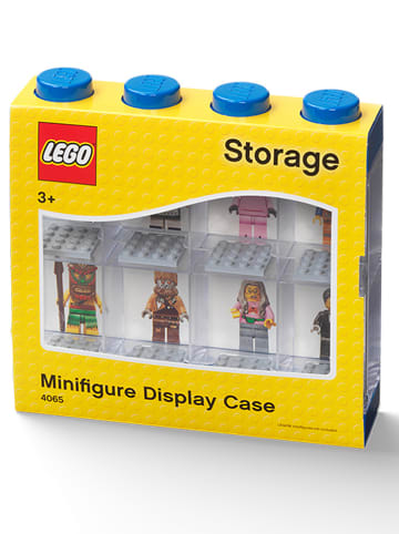 LEGO Vitrine voor figuren blauw - (B)19,1 x (H)18,4 x (D)4,7 cm