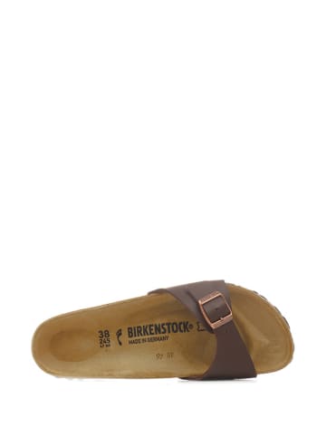 Birkenstock Pantoletten "Madrid" in Braun - Weite S