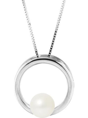 Pearline Silber-Halskette mit Perle - (L)42 cm