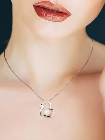 Pearl Addict Zilveren ketting met hanger - (L)42 cm
