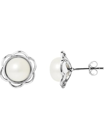Pearl Addict Silber-Ohrstecker mit Perlen