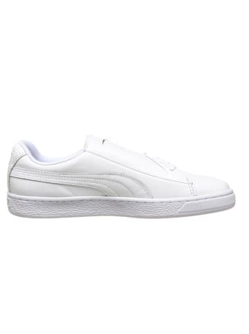 Puma Leren sneakers "Basket Crush Emboss" wit
