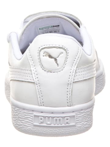 Puma Leren sneakers "Basket Crush Emboss" wit