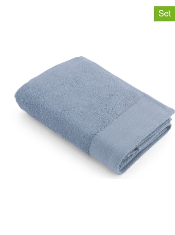 Walra Ręczniki (2 szt.) "Soft Cotton" w kolorze błękitnym do rąk