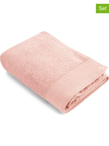 Walra Ręczniki (2 szt.) "Soft Cotton" w kolorze jasnoróżowym do rąk