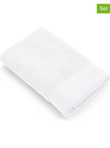 Walra 2-delige set: badhanddoeken "Soft Cotton" wit