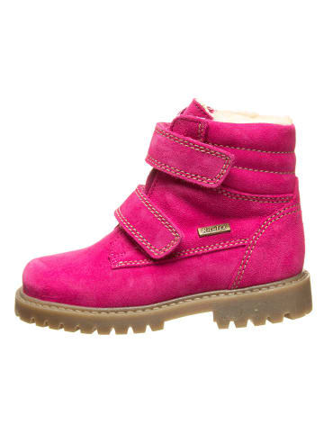 Richter Shoes Leren boots roze/lichtbruin
