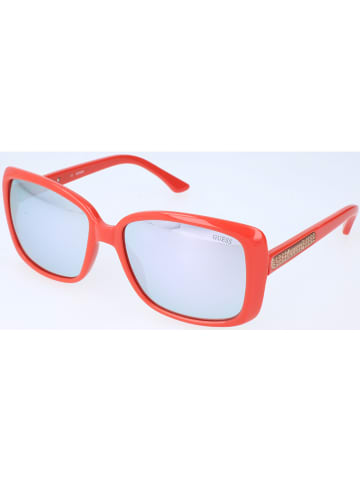 Guess Damskie okulary przeciwsłoneczne w kolorze różowym