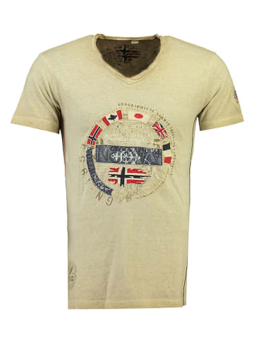 Geographical Norway Shirt "Jimpeach" in Beige
