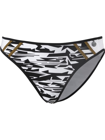 Beachlife Bikini-Hose in Schwarz/ Weiß