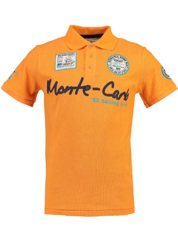 Geographical Norway Koszulka polo "Komen" w kolorze pomarańczowym
