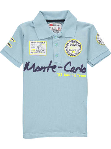 Geographical Norway Poloshirt "Komen" in Hellblau
