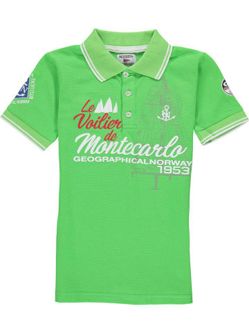 Geographical Norway Poloshirt "Katche" in Grün
