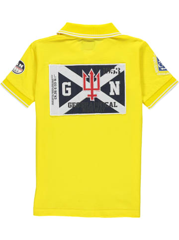 Geographical Norway Koszulka polo "Katche" w kolorze żółtym