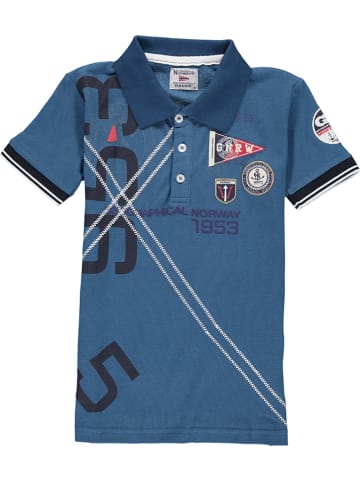 Geographical Norway Poloshirt "Kilian" in Blau