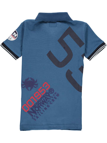 Geographical Norway Poloshirt "Kilian" in Blau
