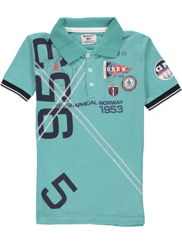 Geographical Norway Poloshirt "Kilian" turquoise