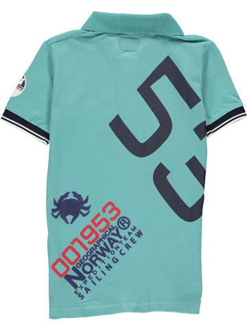Geographical Norway Poloshirt "Kilian" turquoise