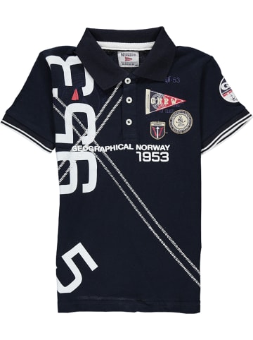 Geographical Norway Poloshirt "Kilian" in Dunkelblau