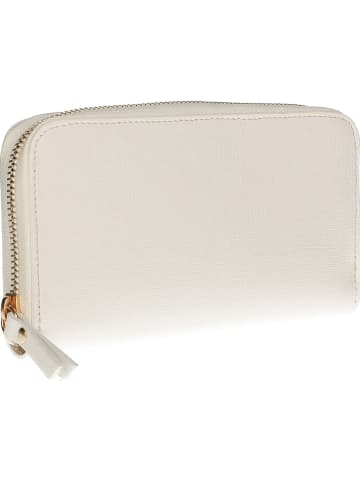 ORE10 Leder-Geldbörse in Weiß - (B)20 x (H)11 x (T)3 cm