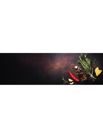 Zala Living Chodnik kuchenny "Kitchen Spices" w kolorze czarnym ze wzorem