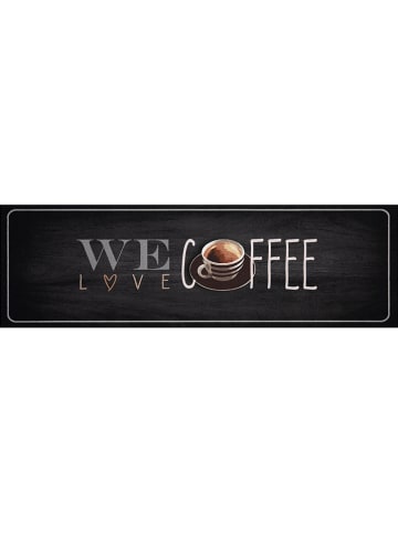 Hanse Home Keukenloper "We Love Coffee" antraciet/grijs