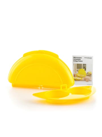 InnovaGoods Mikrowellen-Omlett- und Eierkocher in Gelb - (B)21 x (H)12 x (T)5 cm