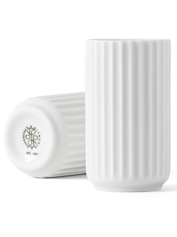 LYNGBY Vase in Weiß - (H)8,5 cm