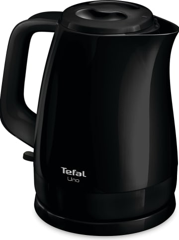 Tefal Wasserkocher "Uno Black" in Schwarz - 1,5 l