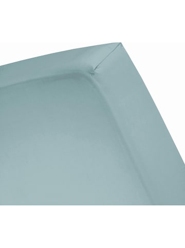 Cinderella Dżersejowe prześcieradło "Cinderella" w kolorze niebieskozielonym na gumce