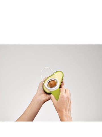 JosephJoseph 3in1-Avocadomesser "GoAvocado" in Hellgrün - (L)18 cm