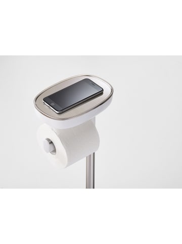 JosephJoseph Toiletbutler "Easystore" wit/zilverkleurig - (B)22,5 x (H)68 x (D)16,5 cm