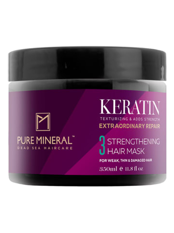 PURE MINERAL Haarmaske "Keratin - Revitalize and Damage Resistant", 350 ml