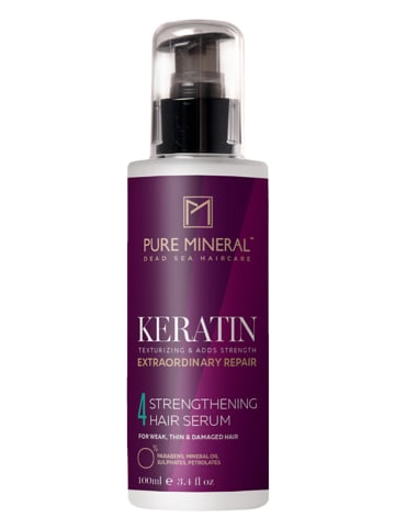 PURE MINERAL Serum do włosów "Keratin Restorative - For Dry and Damaged Hair" - 100 ml