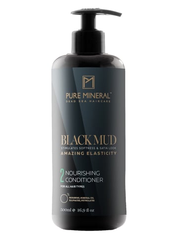 PURE MINERAL Odżywka "Black Mud - For All Hair Types" - 500 ml