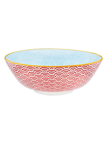 Björn 6-delige set: saladeschalen "Color" rood/geel/lichtblauw - Ø 21 cm