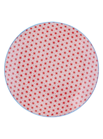 Björn 6-delige set: dessertborden "Color" rood/geel/lichtblauw - Ø 21 cm