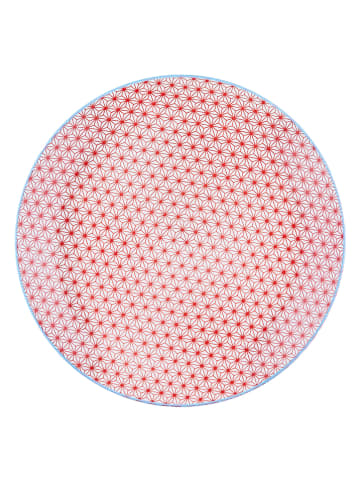 Björn Talerze obiadowe (6 szt.) w kolorze czerwono-żółto-błękitnym - Ø 26 cm