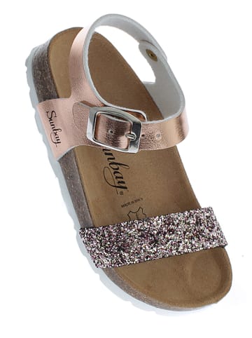 Sunbay Sandalen in Roségold