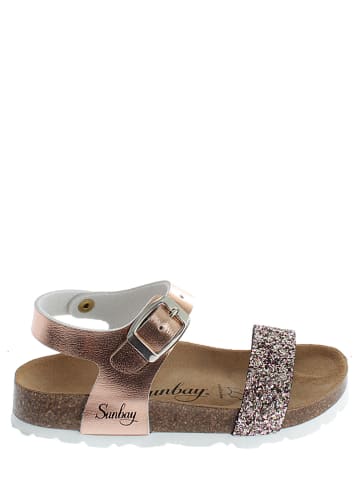 Sunbay Sandalen in Roségold