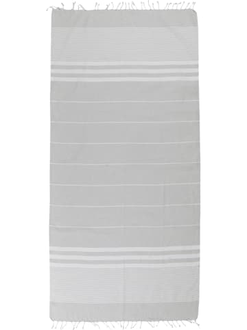 Towel to Go Strandtuch "Towel to Go - Sultan" in Hellgrau - (L)180 x (B)100 cm