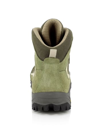 Kimberfeel Skórzane botki turystyczne "Atlas" w kolorze khaki