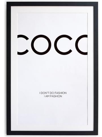 Really Nice Things Druk artystyczny "Coco" w ramce - 30 x 40 cm