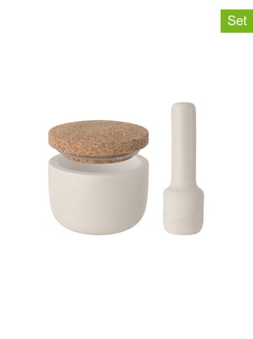 BergHOFF 2tlg. Set: Mörser in Beige - (H)3 x Ø 11 cm