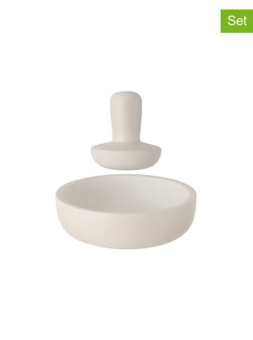 BergHOFF 2-delige vijzelset wit - (H)5 x Ø 17 cm