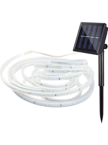 Lumijardin Girlanda solarna LED w kolorze neutralnej bieli - dł. 300 cm