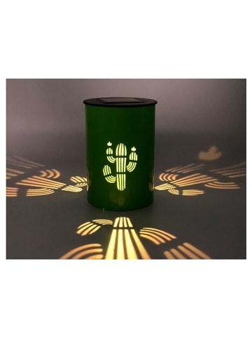 lumisky Lampa solarna LED "Cactus" w kolorze zielonym - wys. 13 x Ø 9 cm
