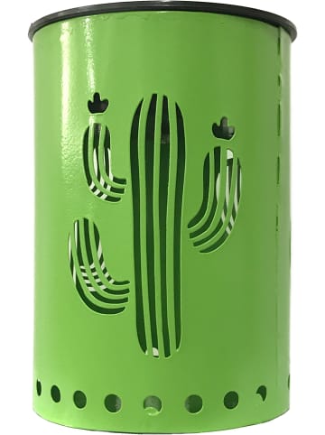 lumisky Lampa solarna LED "Cactus" w kolorze zielonym - wys. 13 x Ø 9 cm
