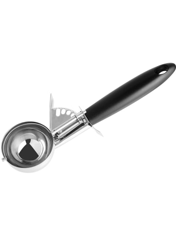 Fackelmann Eisportionierer in Schwarz/ Silber - (L)22 cm