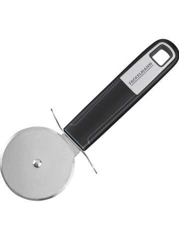 Fackelmann Pizzasnijder zwart/zilverkleurig - (L)18 cm
